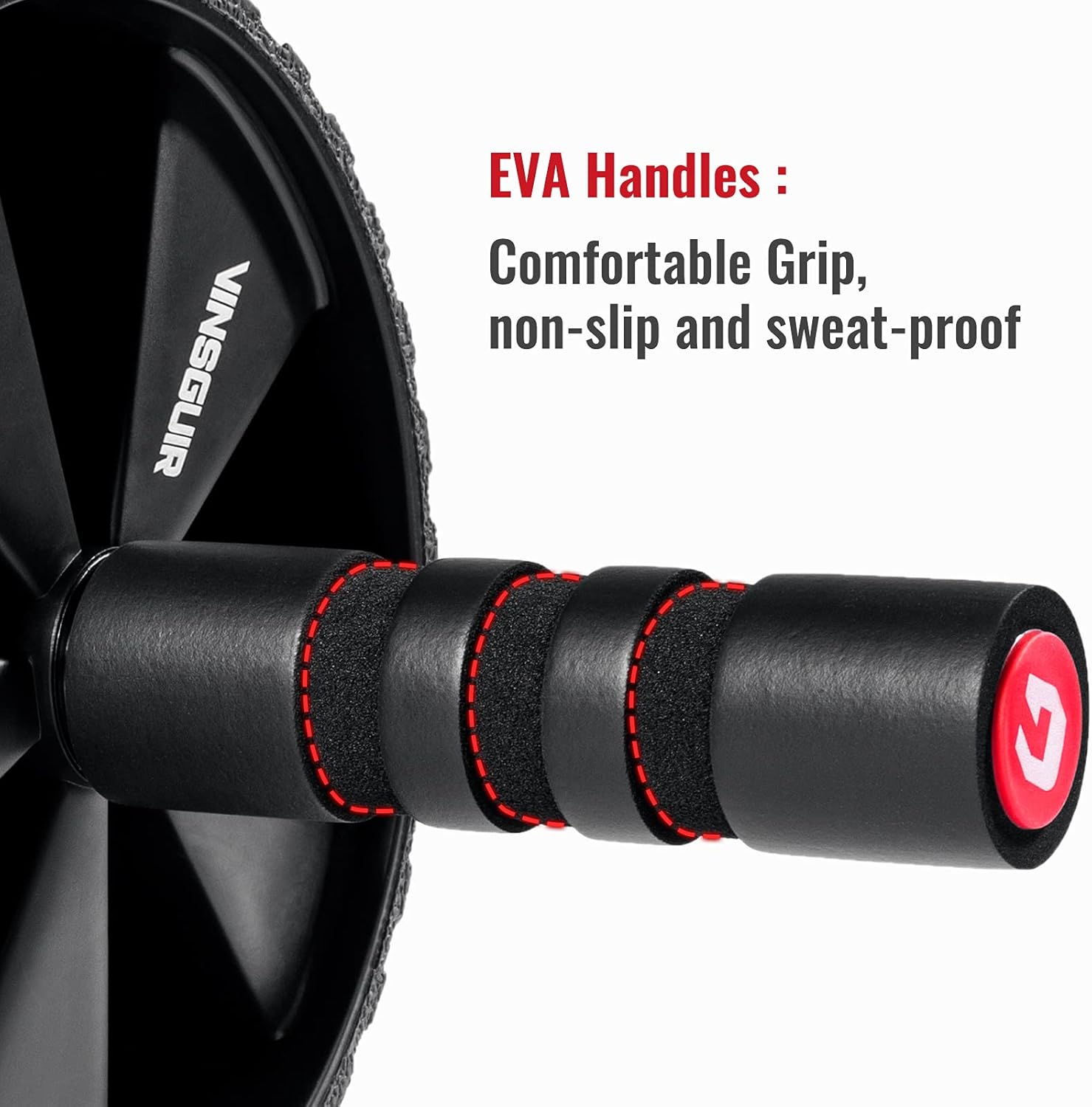 Ab Roller Wheel 3-in-1 Kit Set, Abs Workout Equipment for Abdominal & Core Strength Training, Exercise Wheels for Home Gym Fitness, Ab Machine with Resistance Band & Knee Pad Accessories : Sports & Outdoors