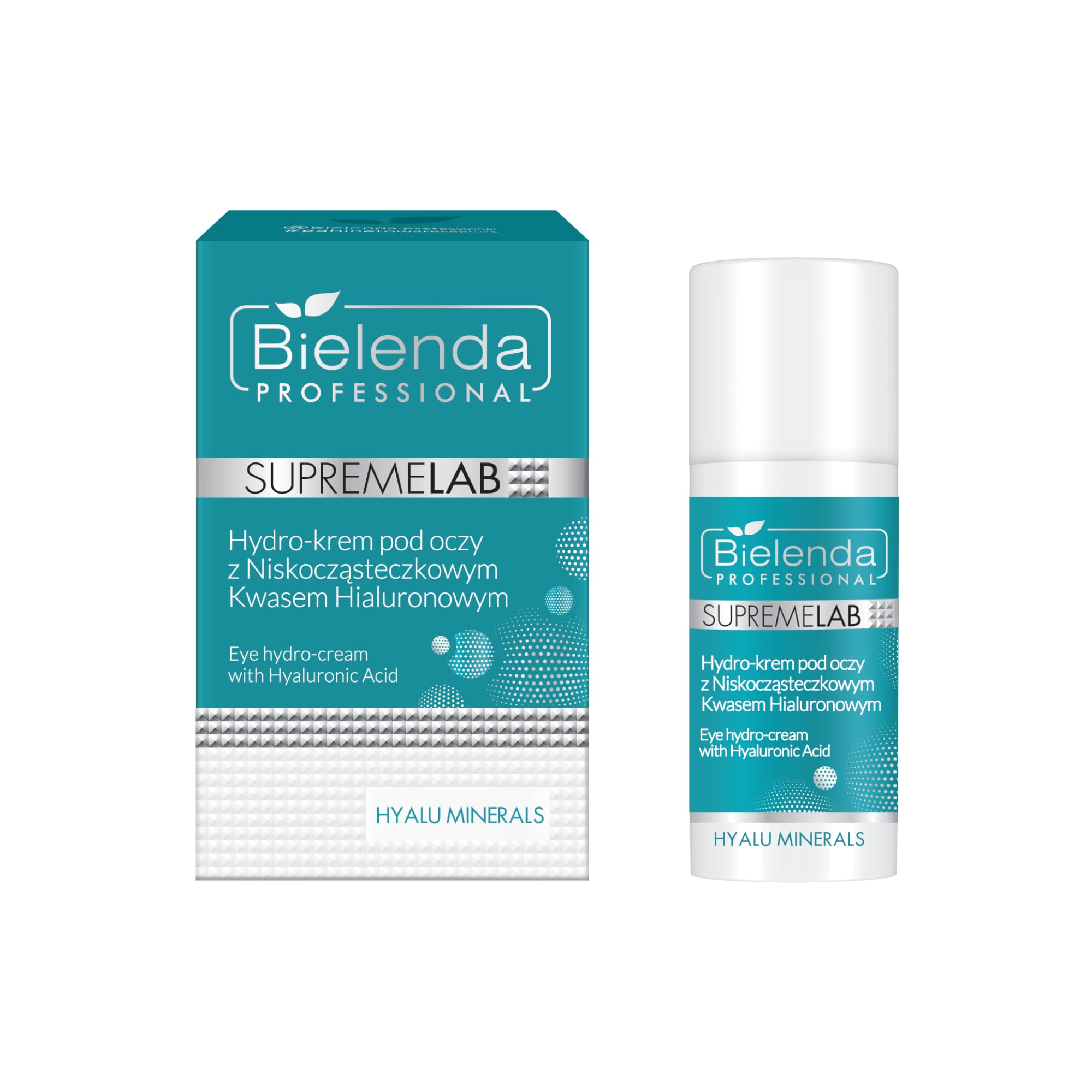 Bielenda Professional Supremelab Hyalu Minerals Hydro Eye Cream with Hyaluronic Acid, 15 ml