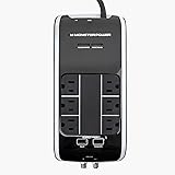 Monster Power Surge Protector 6-Outlet Power Strip, Platinum 600 HT