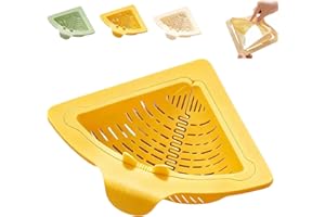 Triangular Drain Basket， Drainage & Filter Basket ，Punch-Free Triangular Sink Strainer with Twist-Open Bottom ，for Filtering 