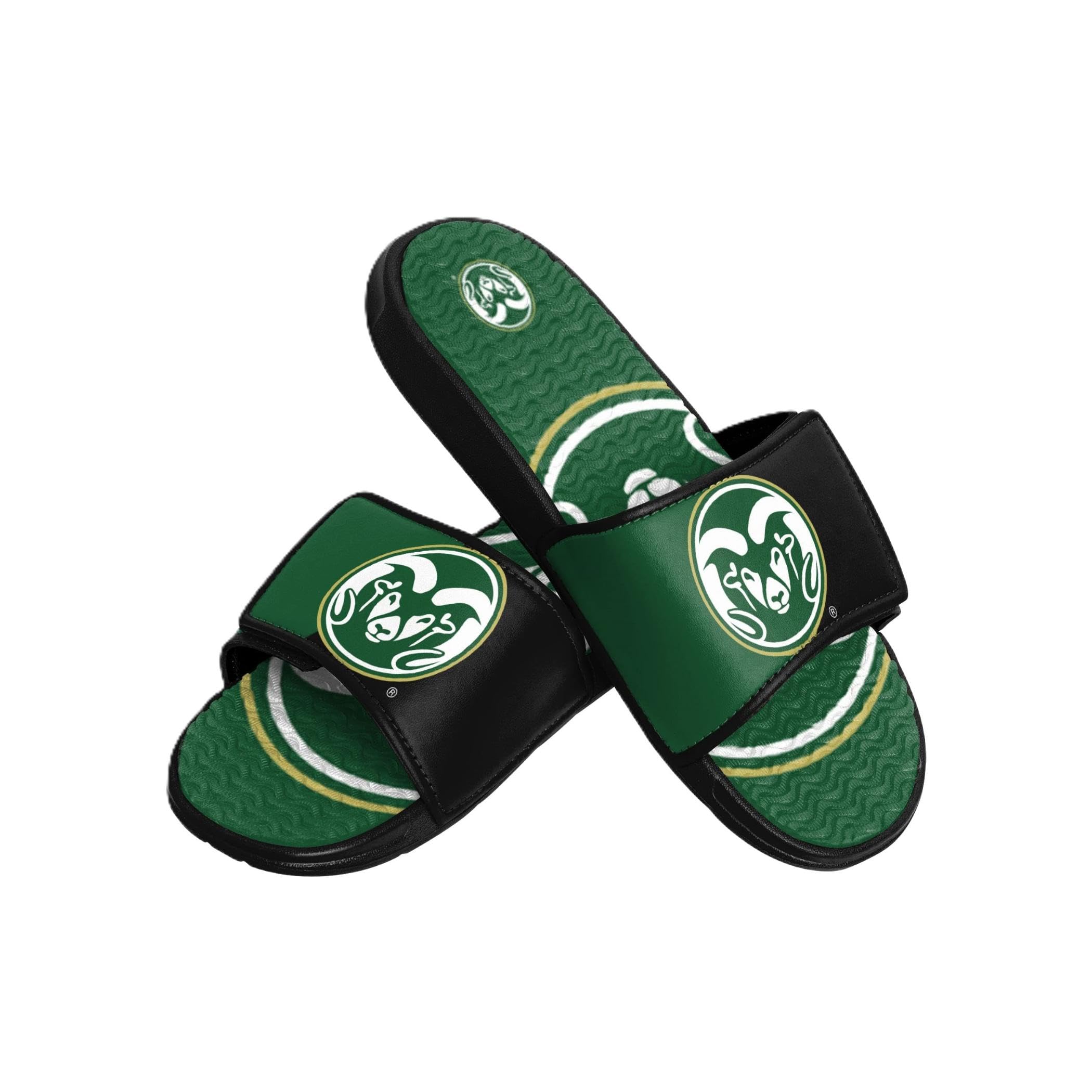 FOCO Louisville Cardinals NCAA Mens Colorblock Big Logo Gel Slides - XL Image FOCO Louisville Cardinals NCAA Mens Colorblock Big Logo Gel Slides - XL Image