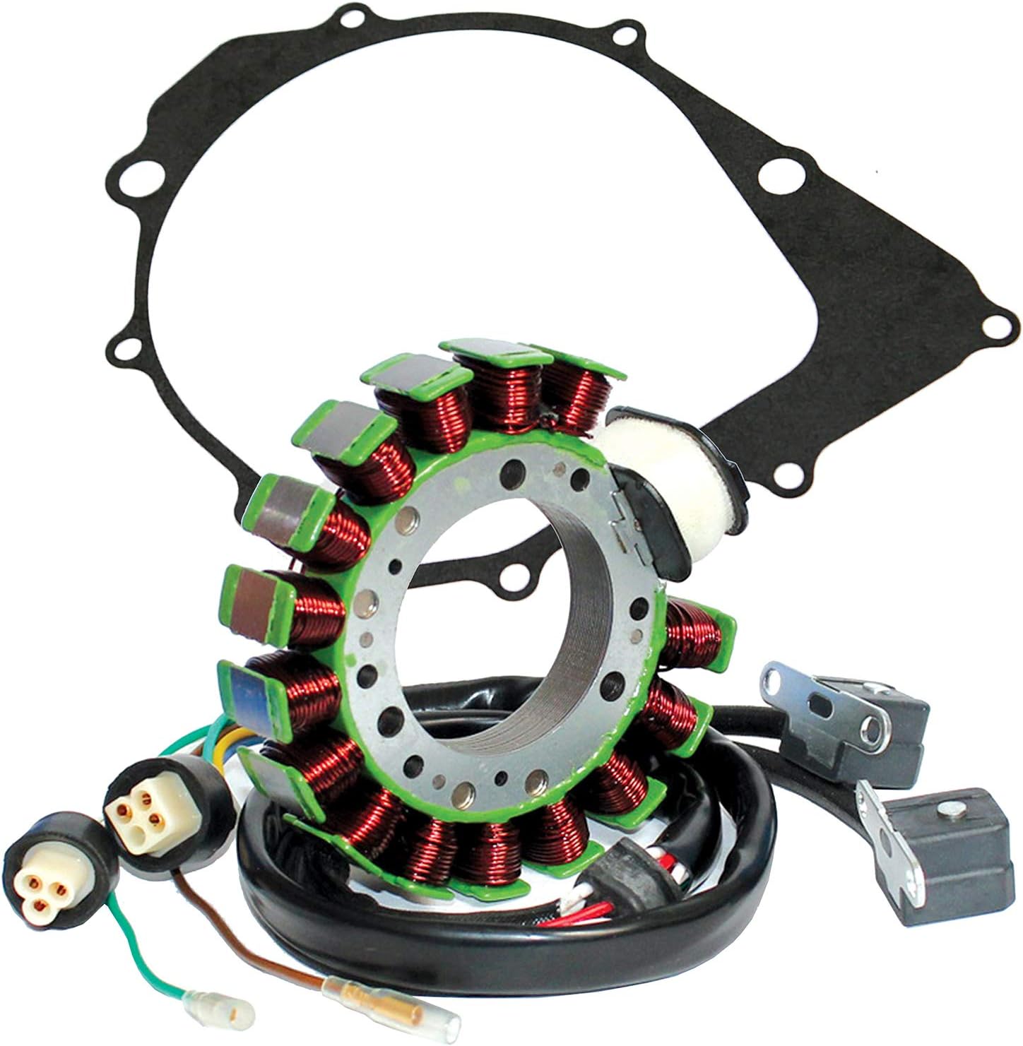 Caltric Stator With Gasket Compatible with Yamaha Moto4