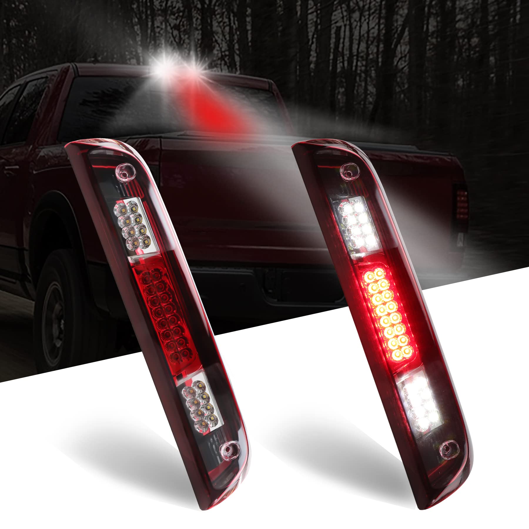 Photo 1 of Gubebaili LED Third 3rd Brake Light Rear Cargo Lamp High Mount Stop light for Chevrolet Silverado/for GMC Sierra 1500 2014-2018, 2500HD 3500HD 2015-2018 (Red Lens)