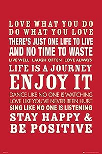 Poster Service Life Quotes Poster, 24-Inch by 36-Inch