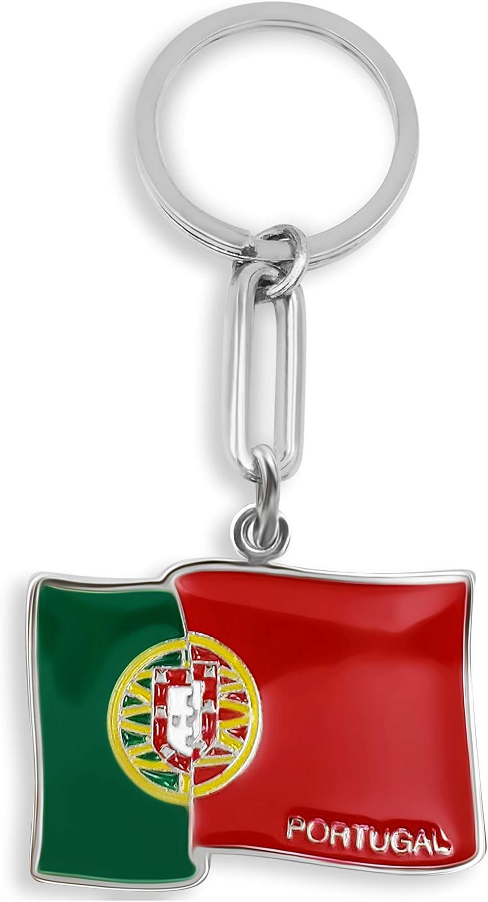 flagsandsouvenirsKeychain PORTUGAL FLAG