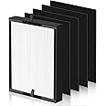 45i Replacement Filter Compatible with Alen BreatheSmart Flex and 45i Pure Air Purifier, 3-in-1 H13 Grade True HEPA High-Efficiency Activated Carbon Filter, B4-Pure, 1 True Hepa Plus 4 Carbon Filters