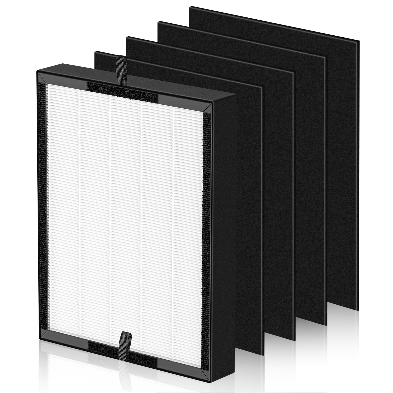Photo 1 of 45i Replacement Filter Compatible with Alen BreatheSmart Flex and 45i Pure Air Purifier, 3-in-1 HEPA Filter with Activated Carbon Pre-Filter, B4-Pure, 1 Hepa Filter + 4 Carbon Filters