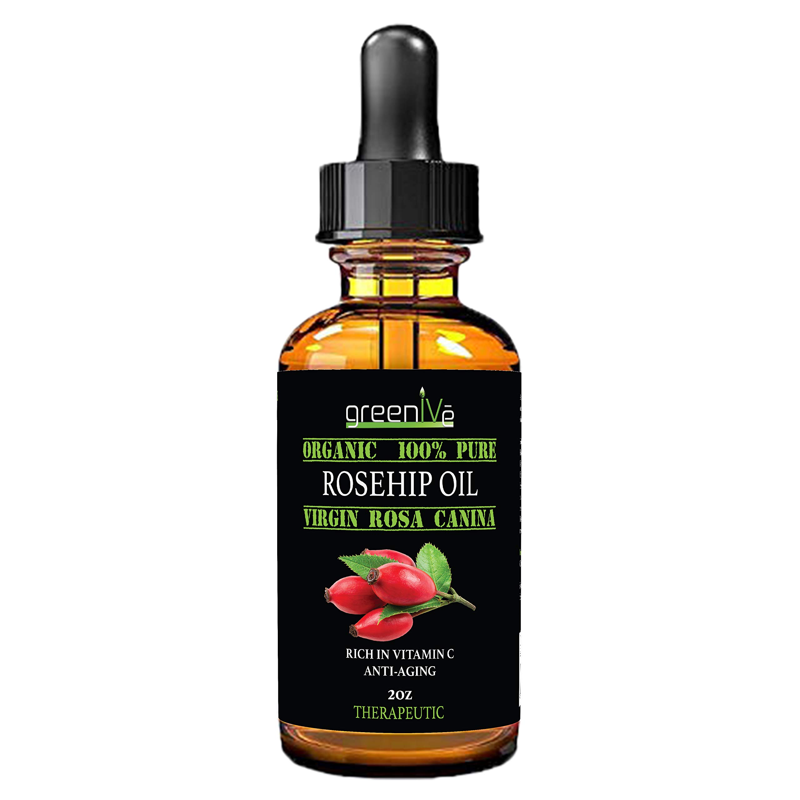 Greenive Rosehip Oil Rosa Canina 100 Pure Cold Pressed Virgin Oil Exclusively On Amazon 2 Fl Oz Buy Online In Brunei At Brunei Desertcart Com Productid 157751890