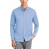 Van Heusen Mens Classic Fit Stain Shield Never Tuck Stretch Solid Button Down ShirtButton Down Shirt
