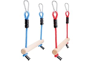 Lily's Things Monkey Bars for Kids(2 Pack) | Ninja Slackline Accessories for Slackline Obstacle Course | Monkey Bars for Backyard | Attachments to Most Any Home Playground Equipment Sets