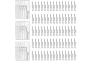 HARFINGTON Exacto Lot de 100 lames de rechange pour couteaux de loisirs créatifs #16 pour bricolage, art, découpe, sculpture,