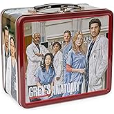 Retro Style Metal Tin Lunch Box Tote | Reusable Bag, Storage Organizer Container, Bento Box Accessories | Official TV Show Collectible | 8 x 7 x 4 Inches