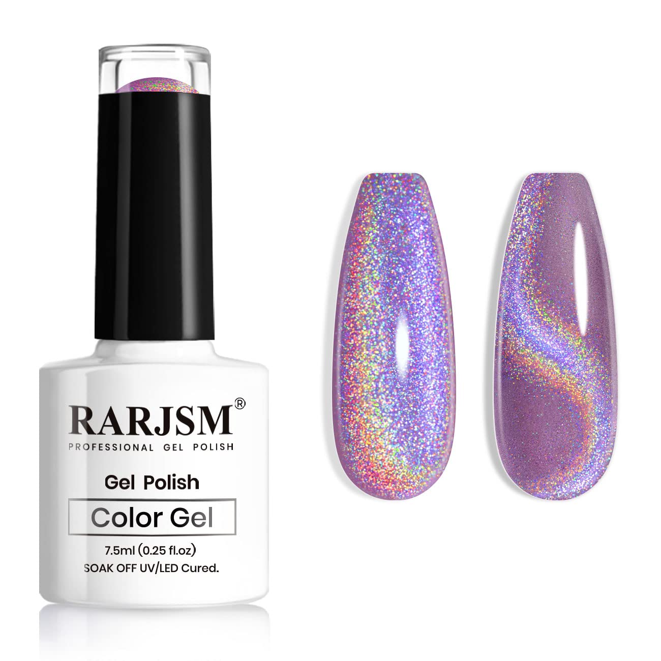 RARJSM Cat Eye Gel Nail Polish, Galaxy Chameleon