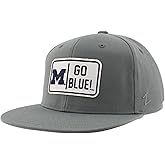 ZHATS Standard NCAA Officially Licensed Hat Flat Snapback Z11 Defer Gray, Grey, One Size