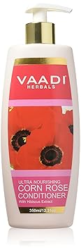 Vaadi Herbals Corn Rose Conditioner with Hibiscus Extract, 350g
