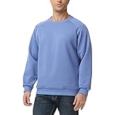 Pepypepy Men’s Crewneck Sweatshirt – Cotton Pullover, Solid Color Long Sleeve for Fall-Winter Comfort & Warmth