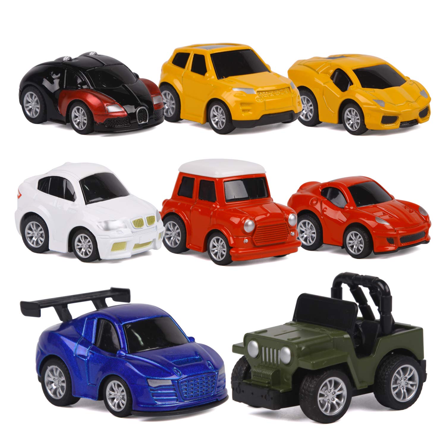 ToyerBee Car ToysDiecast Cars and Pull Back Vehicles for Toddlers
