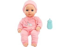 Baby Born My First Baby Annabell - Blue Eyes: Realistic Soft-Bodied Doll for Kids Ages 1 & Up, Eyes Open & Close, Doll with Bottle