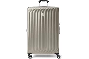 Travelpro Maxlite Air Hardside Expandable Checked Luggage, 8 Spinner Wheels, Lightweight Hard Shell Polycarbonate Suitcase, Champagne, Checked Large 28-Inch