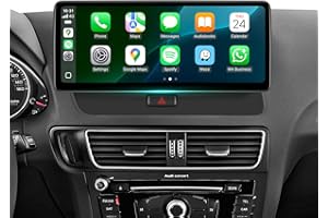 AINAVITO 12.3 Inch Wireless CarPlay Touch Screen for Audi Q5 SQ5 Car Radio (2009-2017) with Concert & Symphony (3GMMI) System | 4G RAM+64G ROM |Android13| 2400x900 IPS | 30-Band EQ