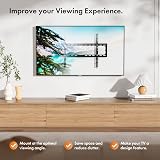 VonHaus TV Wall Bracket 37-85" Ultra-Slim Flat Mount 70kg VESA 200x200-600x400 view 6