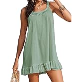 AI'MAGE Swimsuit Cover Ups for Women Tank Beach Dress Summer Sleeveless Bathing Suit Coverups S-XXL