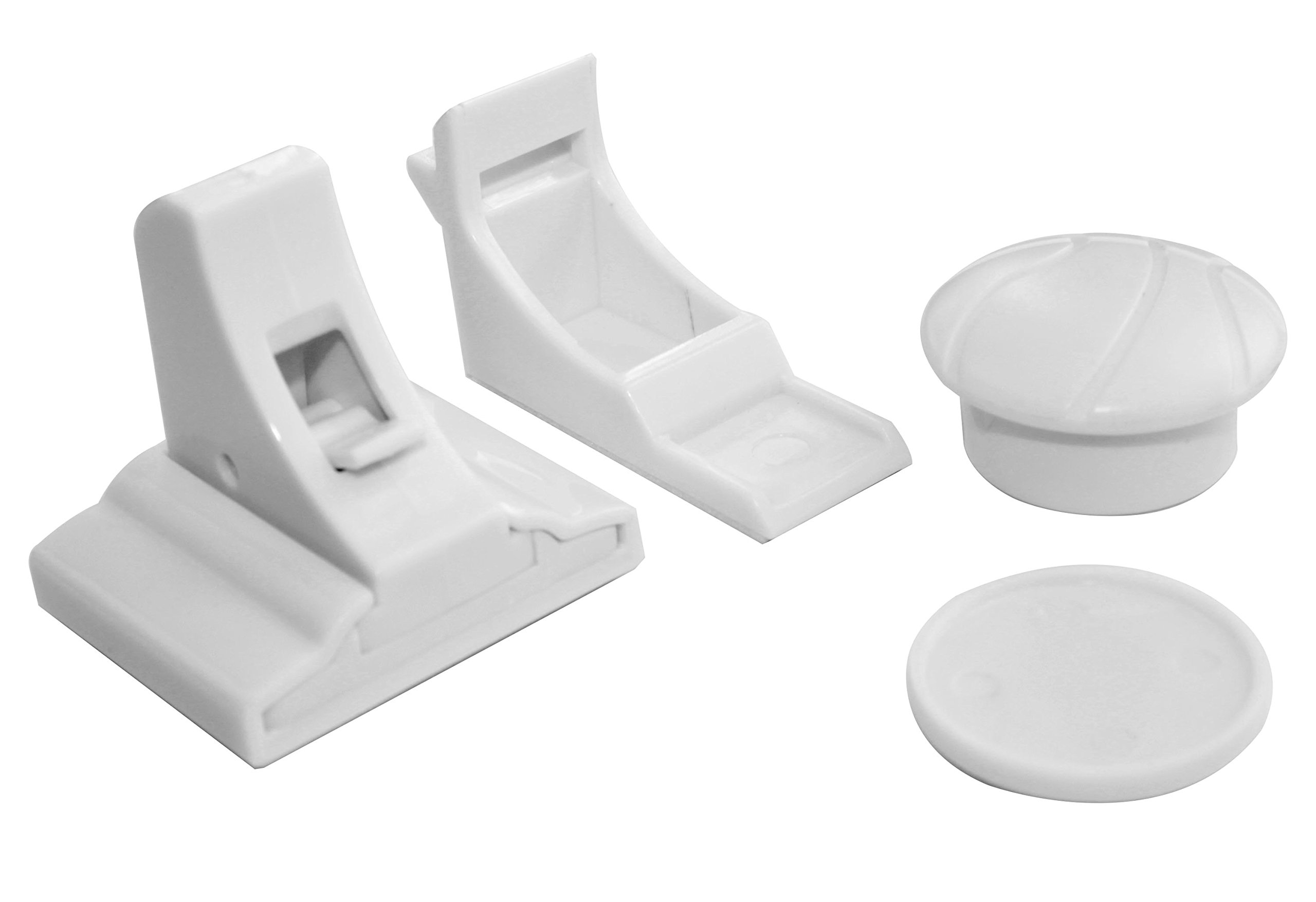 Callowesse Magnetic Cupboard & Drawer Locks – Pack of 4 Locks and 1 Key