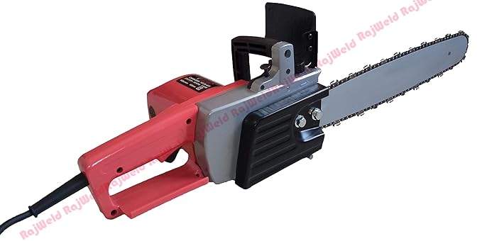 RajWeld 1400W Electric Chainsaw with Chain (16 inch) and All Accessory