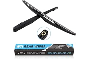 WTI Rear Wiper Arm Blade Set Compatible With BMW X3 E83 2003-2010 SUV Rear Windshield Window Wiper Kits Assembly New Replacement Accessories Parts Fit 61623400708