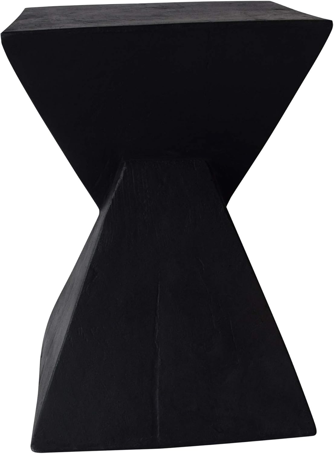 Christopher Knight Home 305832 Kajsa Outdoor Light-Weight Concrete Side Table, Black : Garden & Outdoor
