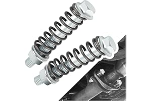 YGDMD 2PCS M8x1.25 Exhaust Manifold Bolts,Heavy Duty Exhaust Bolts and Nuts Kit with Springs for Muffler System Repairing,Universal Muffler Studs Replacement Car Accessories (M8*1.25)