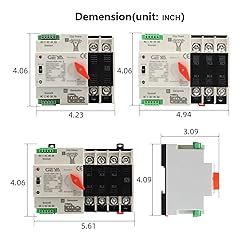 GAEYAELE Mini ATS Automatic Transfer Switch Dual