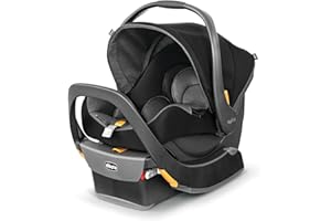 Chicco KeyFit 35 ClearTex Rear-Facing Infant Car Seat and Base for Infants 4-35 lbs., Includes Head & Body Support, Compatibl