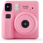 Fujifilm Instax Mini SE Fuji Instant Film Camera (Renewed) (Pink)
