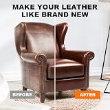 STARTSO WORLD Leather Recoloring Balm 8oz Leather Repair Kit Medium Brown view 3