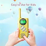 Inspireyes Walkie Talkies for Kids Rechargeable 2 Pack Long Range 3 Miles 22 view 5
