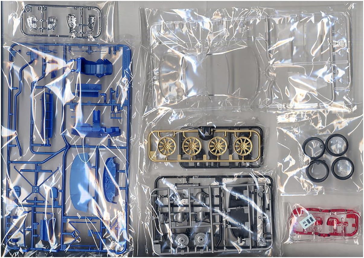 Tamiya 24281 1:24 Subaru Impreza WRC Monte Carlo 2005 - Modellbau, Plastik Bausatz, Hobby, Basteln, Kleben, Modellbausatz, Modell, Plastikmodellbau, Gold 3