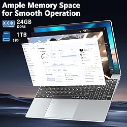 DUNHOO Gaming Laptop, 15.6 Inch Lap top, Laptops