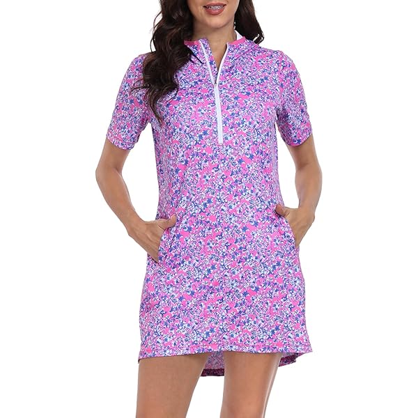 Coolibar UPF 50+ Women's Shoreside Swim Cover-Up Dress - Sun Protective at  Amazon Women's Clothing store