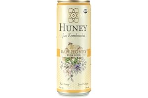 Huney Jun Raw Honey Organic Jun Kombucha, 12 Ounces, 6 Pack