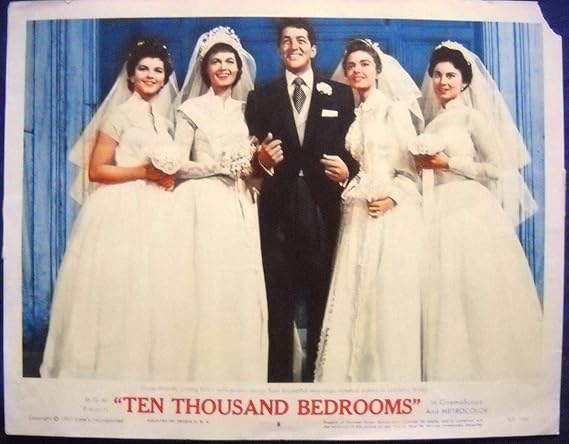 Ten Thousand Bedrooms Lobby Card 8 Dean Martin Anna Maria
