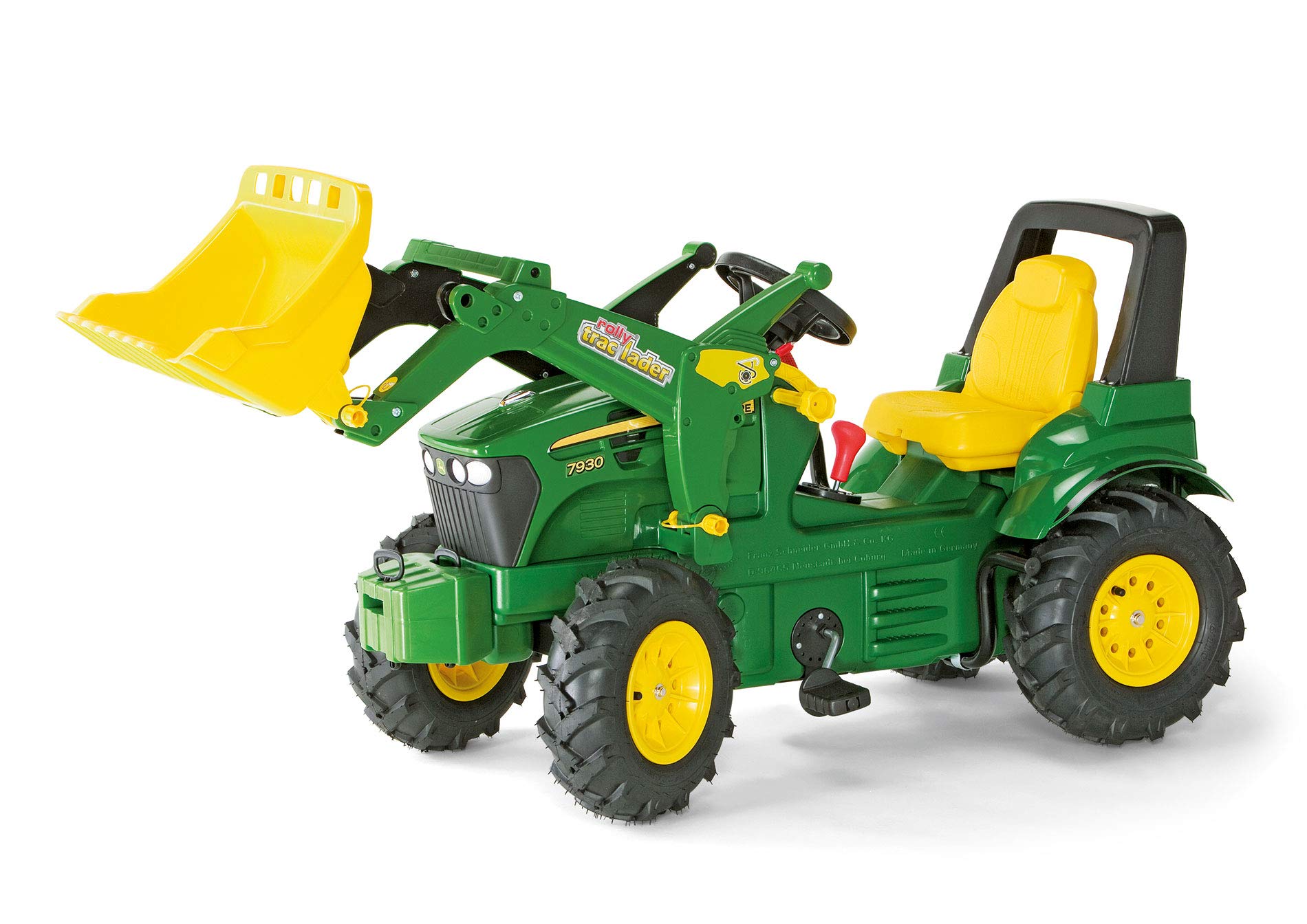 rolly toys | rollyFarmtrac John Deere 7930 | with Loader, Air Tyres, Brake | 710126, Green
