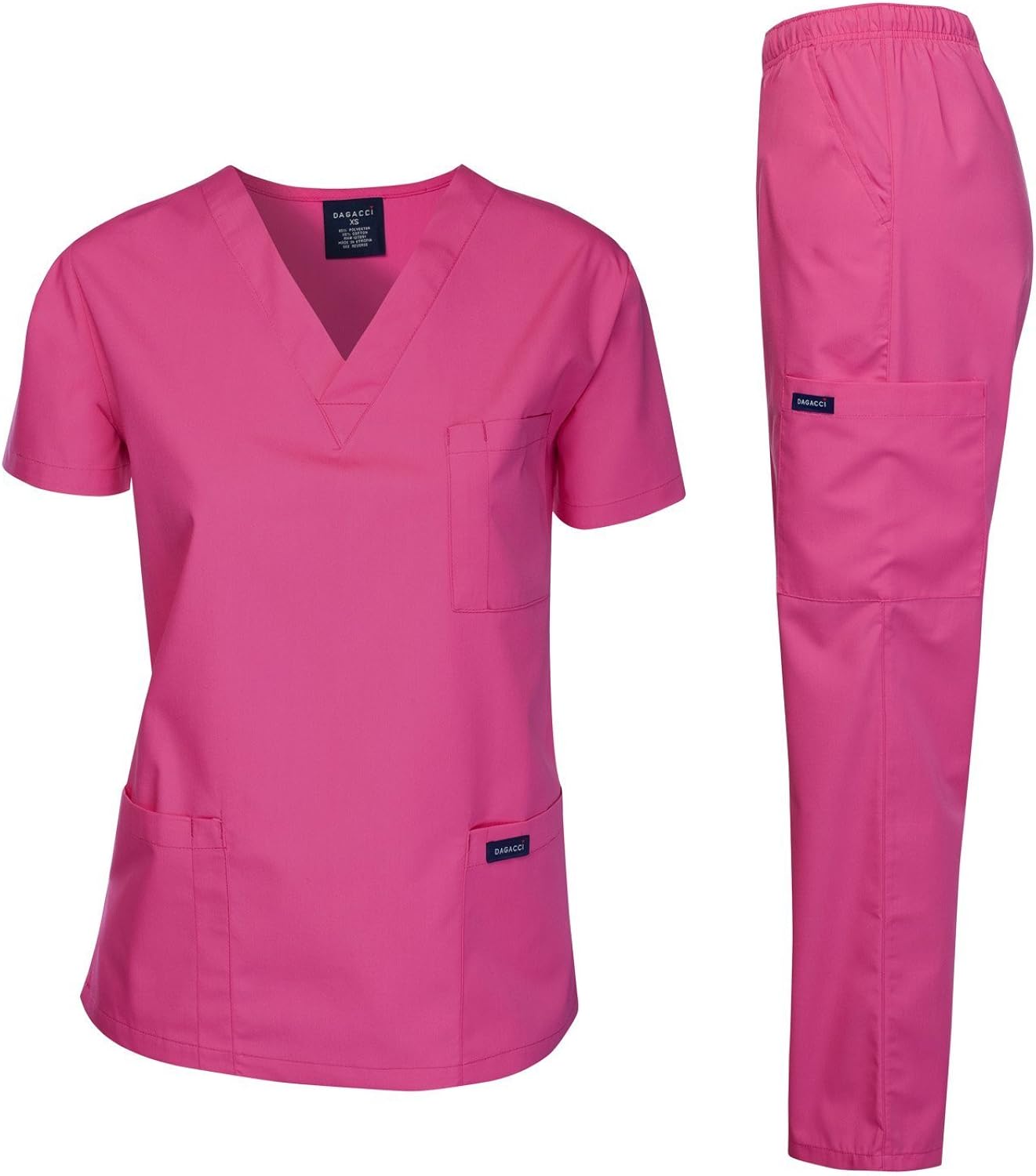 Dagacci Scrubs Medical Uniform Women and Man Scrubs Set