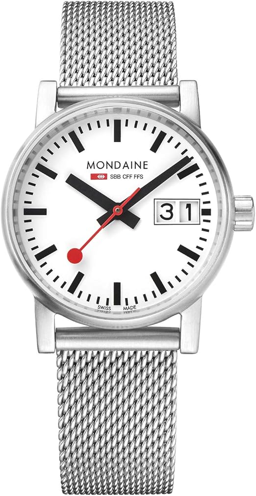 mondaine giant backlight quartz watch