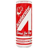 A SHOC Accelerator Cherry Ice Pop Energy Drink, 12 fl oz can