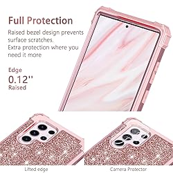 LONTECT for Galaxy S23 Ultra Case with 2 Camera