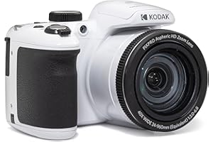Kodak PIXPRO Astro Zoom AZ405-WH 20MP Digital Camera with 40X Optical Zoom 24mm Wide Angle 1080P Full HD Video and 3" LCD (Wh