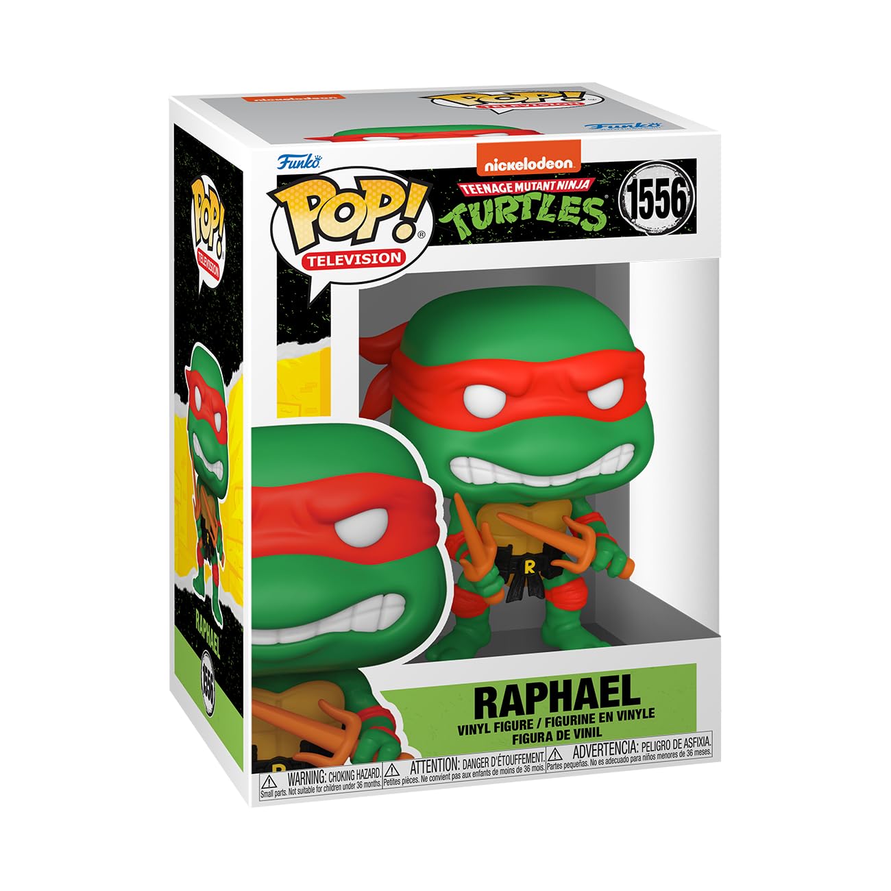 Funko POP! TV: Teenage Mutant Ninja Turtles (TMNT) - Raphael - TMNT Retro/Classic - Collectable Vinyl Figure - Gift Idea - Official Merchandise - Toys for Kids & Adults - TV Fans