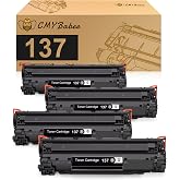 CMYBabee Compatible for Canon 137 Black Toner Cartridge 4 Pack | Replacement for CRG137 MF236n D570 LBP151dw MF247dw MF249dw MF232w MF242dw MF244dw MF216n MF227dw MF212w ImageClass Printer