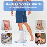 YUNCHI Waterproof Foot Cover Shower Cast Protector for Adults M view 7